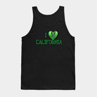 I green heart California Tank Top